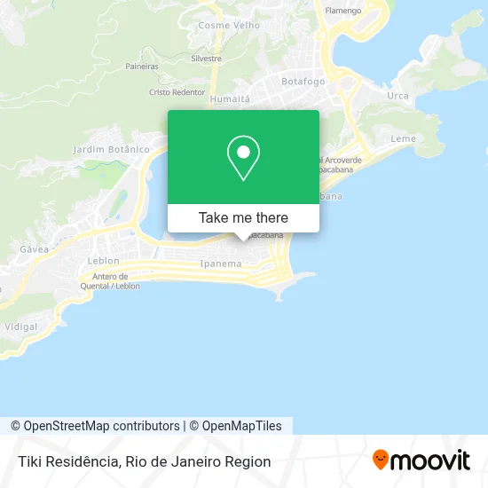 Tiki Residência map