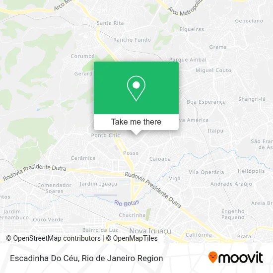 Escadinha Do Céu map
