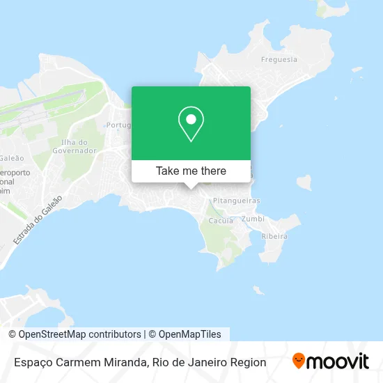 Espaço Carmem Miranda map