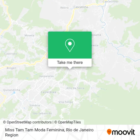 Miss Tam Tam Moda Feminina map