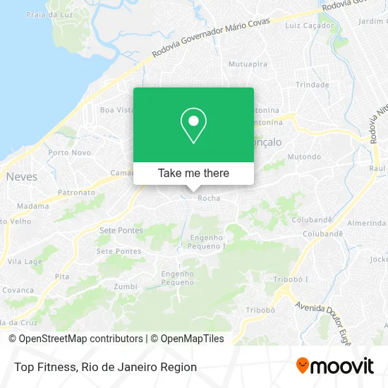 Top Fitness map