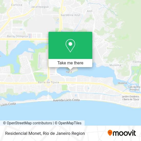 Residencial Monet map