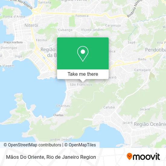 Mãos Do Oriente map