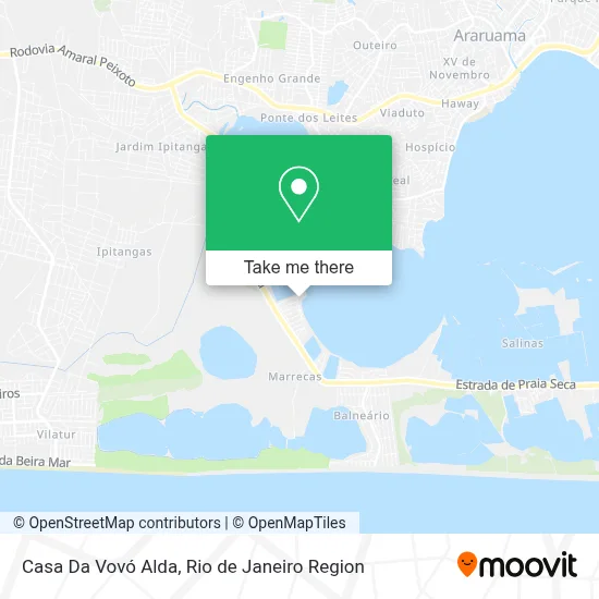 Casa Da Vovó Alda map