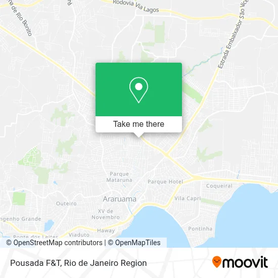 Pousada F&T map
