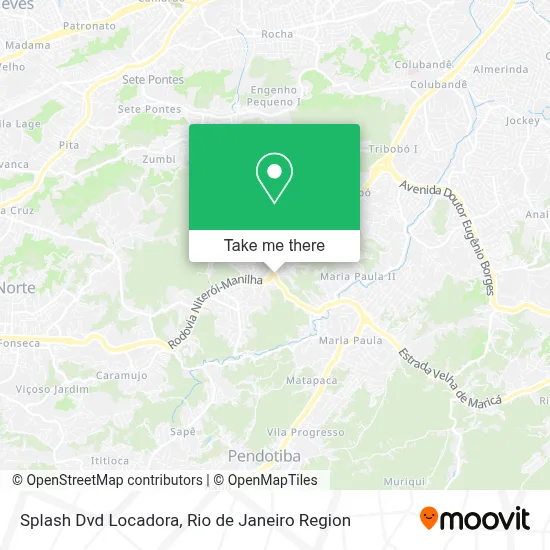 Splash Dvd Locadora map