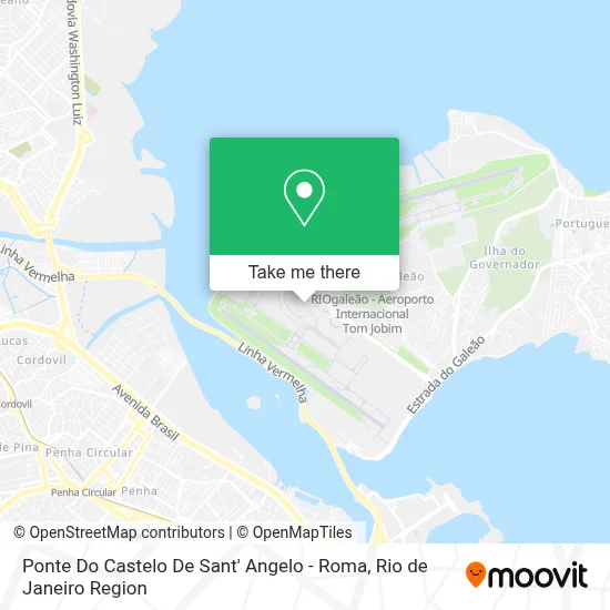 Ponte Do Castelo De Sant' Angelo - Roma map