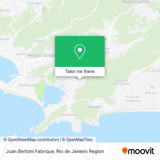 Juan Bertoni Fabrique map