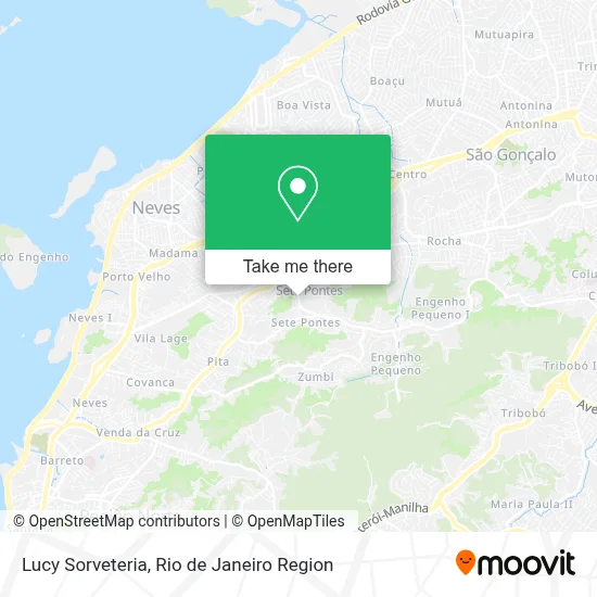 Lucy Sorveteria map