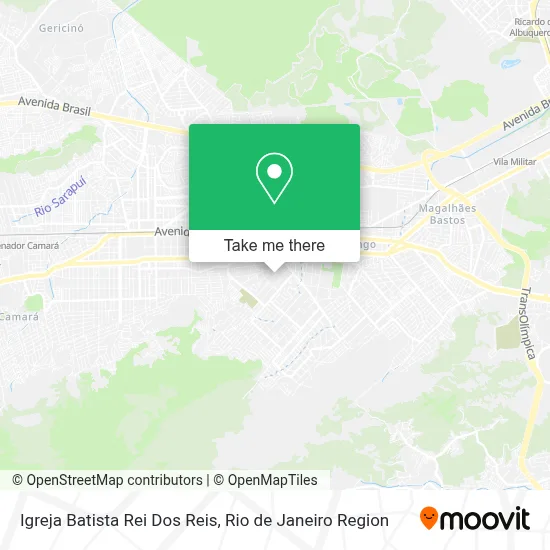 Igreja Batista Rei Dos Reis map