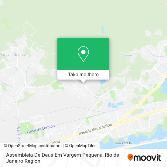 Assembleia De Deus Em Vargem Pequena map