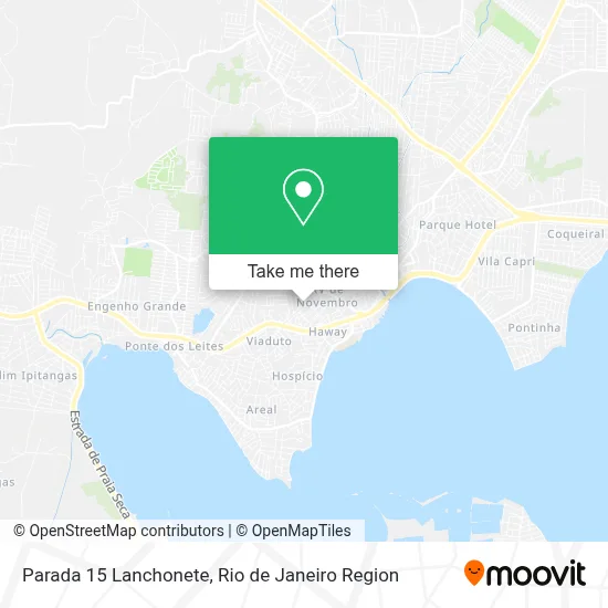 Parada 15 Lanchonete map