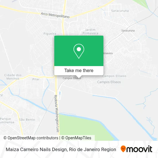 Maiza Carneiro Nails Design map
