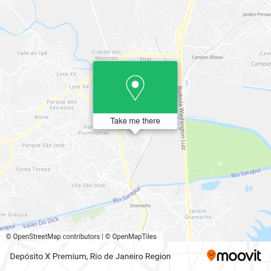 Depósito X Premium map