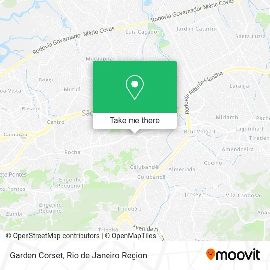 Garden Corset map