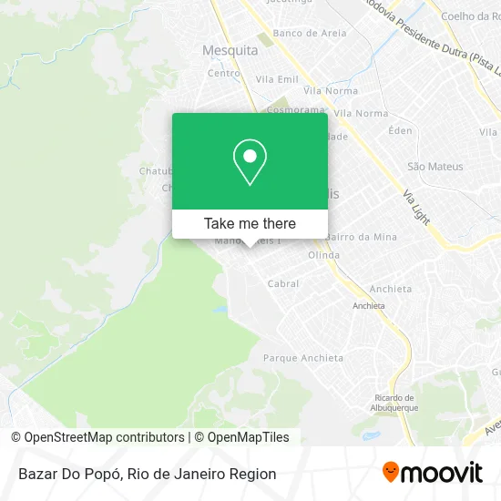 Bazar Do Popó map