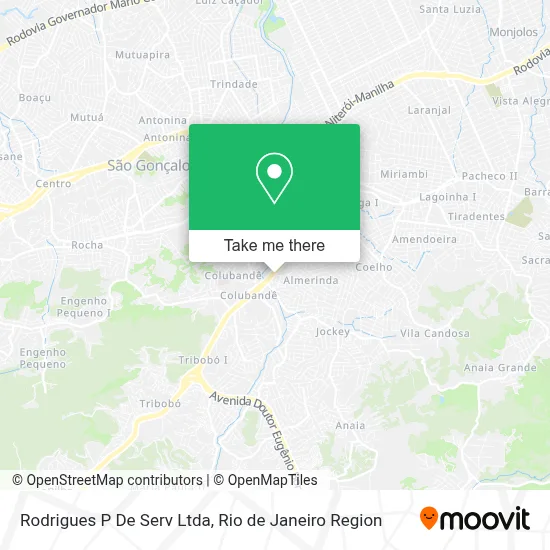 Rodrigues P De Serv Ltda map