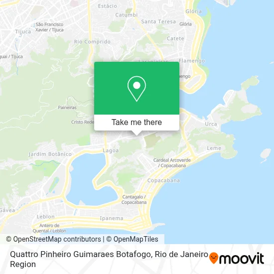 Quattro Pinheiro Guimaraes Botafogo map