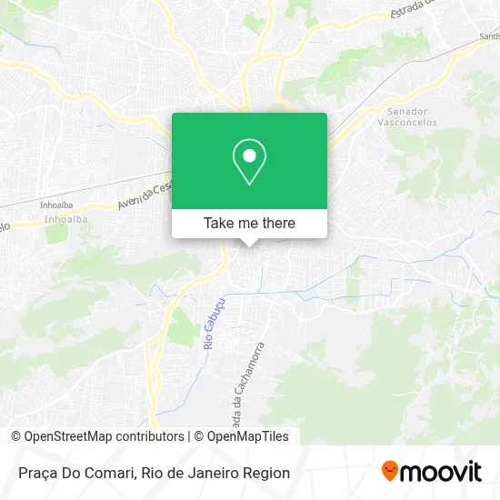 Praça Do Comari map