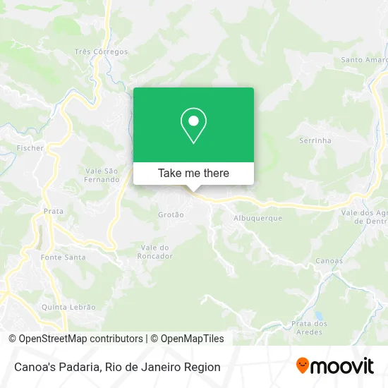 Canoa's Padaria map
