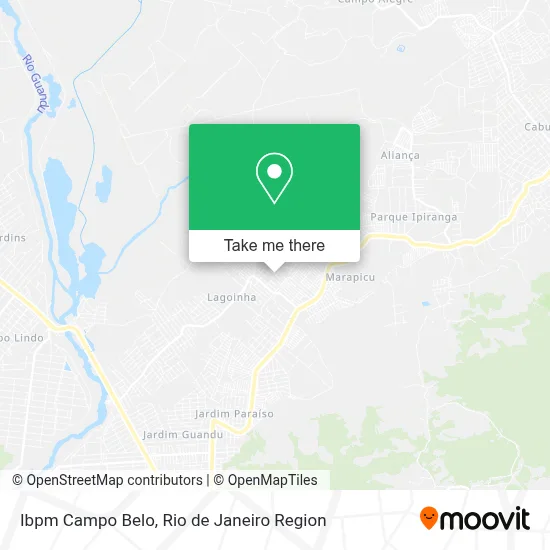 Ibpm Campo Belo map