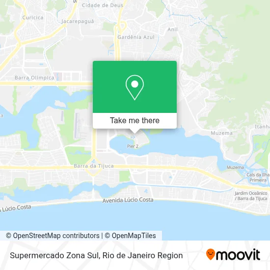 Supermercado Zona Sul map