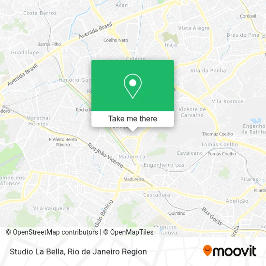 Studio La Bella map