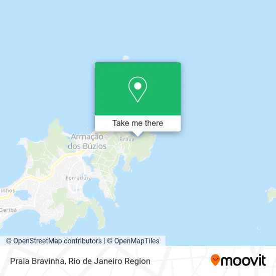 Praia Bravinha map