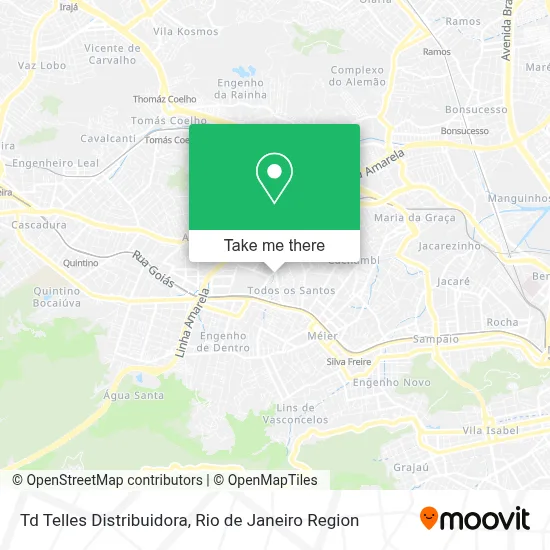 Td Telles Distribuidora map