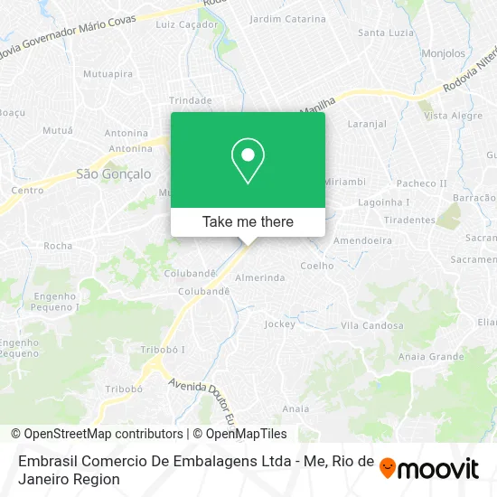 Embrasil Comercio De Embalagens Ltda - Me map