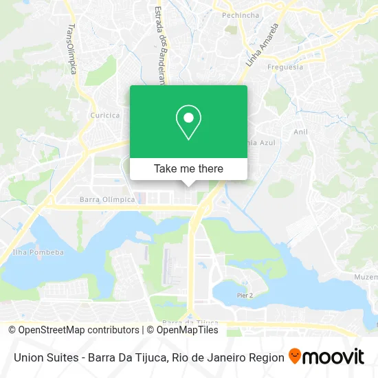 Union Suites - Barra Da Tijuca map