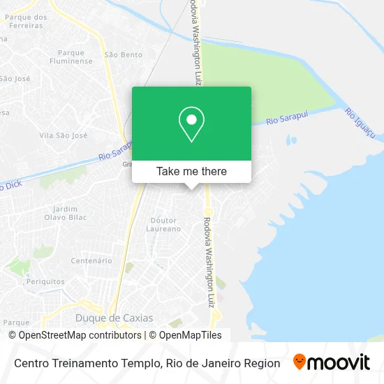 Centro Treinamento Templo map