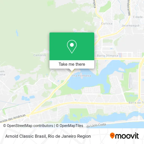 Arnold Classic Brasil map