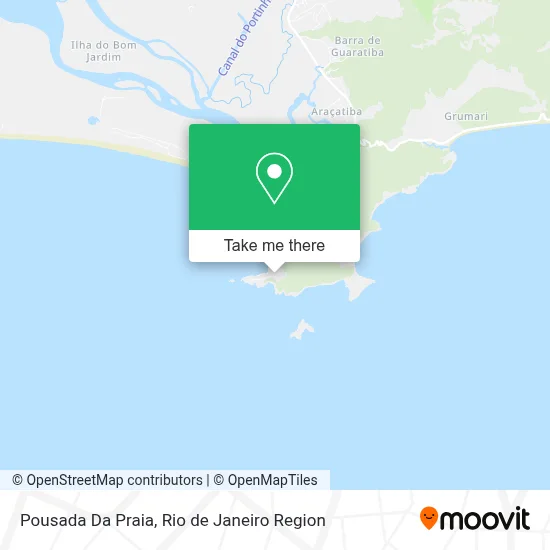 Pousada Da Praia map