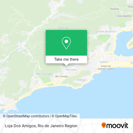 Loja Dos Amigos map