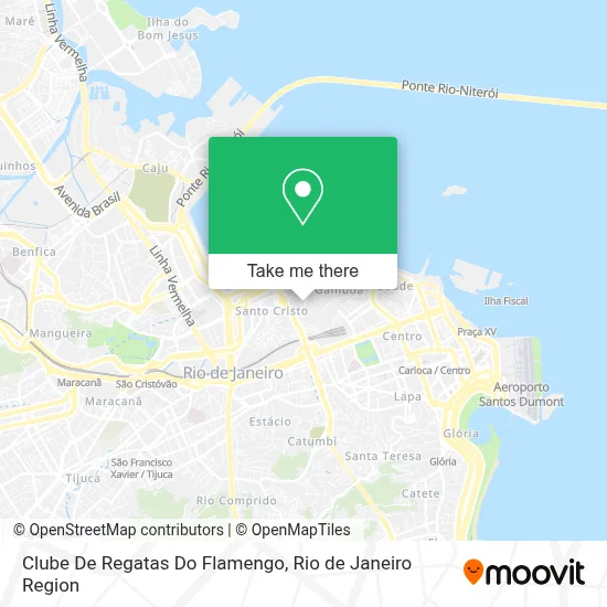 Clube De Regatas Do Flamengo map
