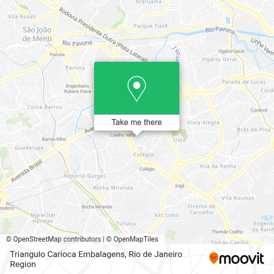 Triangulo Carioca Embalagens map