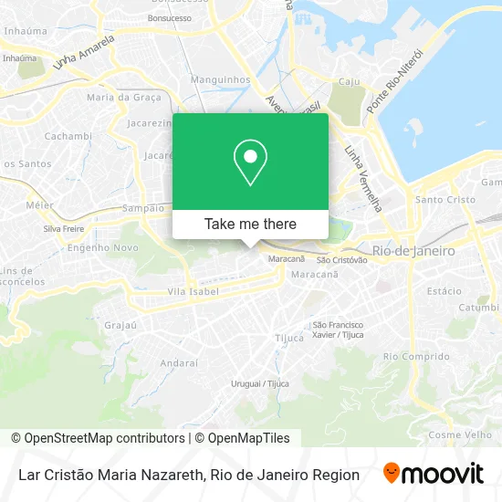 Lar Cristão Maria Nazareth map