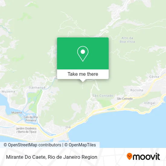 Mirante Do Caete map