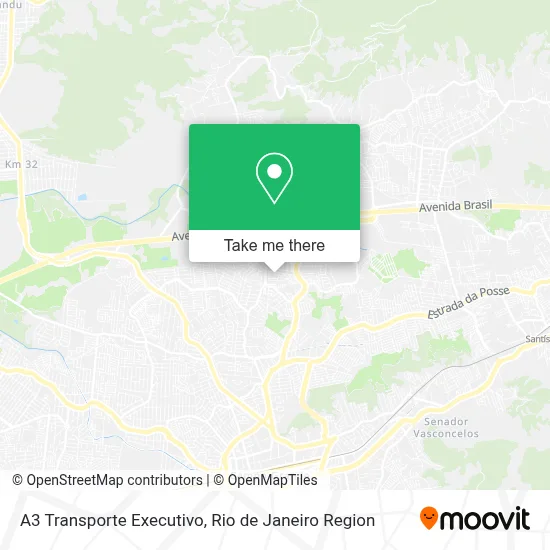 A3 Transporte Executivo map