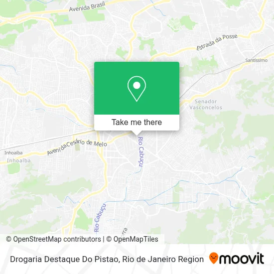 Drogaria Destaque Do Pistao map