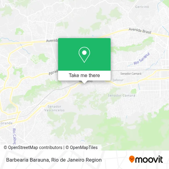 Barbearia Barauna map