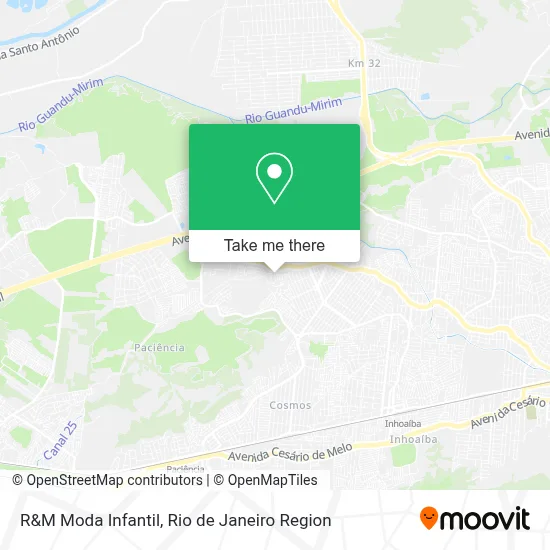 R&M Moda Infantil map