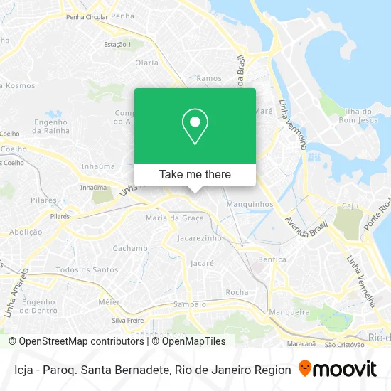 Icja - Paroq. Santa Bernadete map