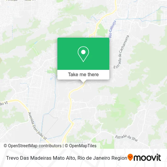 Trevo Das Madeiras Mato Alto map