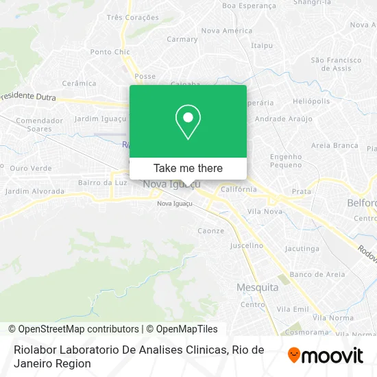 Riolabor Laboratorio De Analises Clinicas map