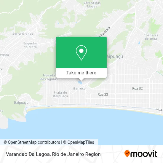 Varandao Da Lagoa map