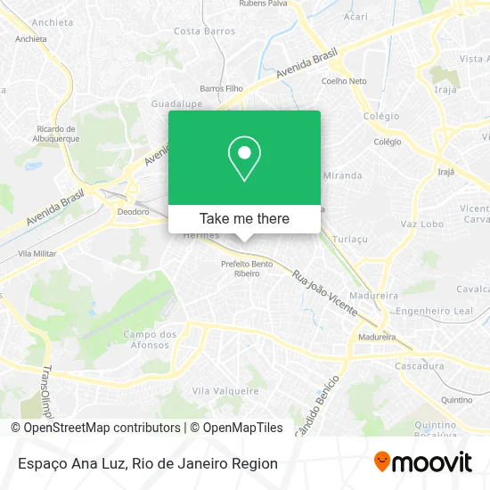 Espaço Ana Luz map