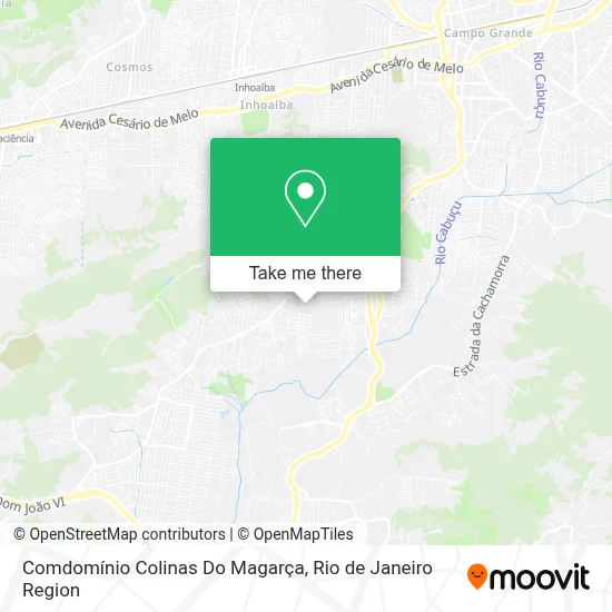 Comdomínio Colinas Do Magarça map