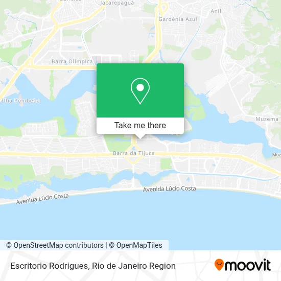Escritorio Rodrigues map